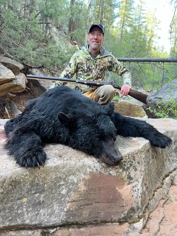black bear rifle kill